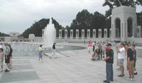 The northern end of the memorial, dedicated to the 