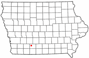 Location of Creston, Iowa