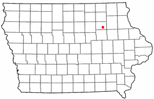 Location of Readlyn, Iowa
