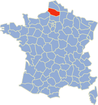 Location of de la Somme in France