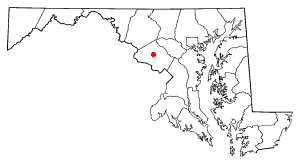 Location of Montgomery Village, Maryland