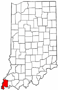 Image:Map of Indiana highlighting Posey County.png
