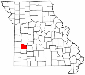 Image:Map of Missouri highlighting Cedar County.png
