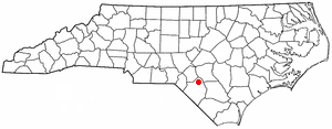 Location of Rex, North Carolina