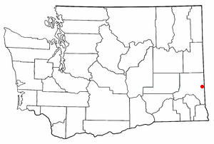 Location of Palouse, Washington