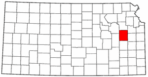 Image:Map of Kansas highlighting Osage County.png