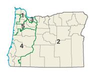 Oregon congressional districts