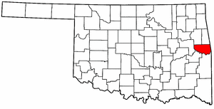 Image:Map of Oklahoma highlighting Sequoyah County.png