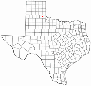 Location of Estelline, Texas