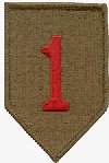 Patch of the United States Army 1st Infantry Division.
