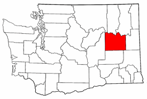 Image:Map of Washington highlighting Lincoln County.png