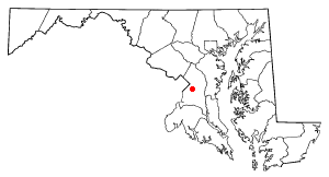 Location of Forestville, Maryland