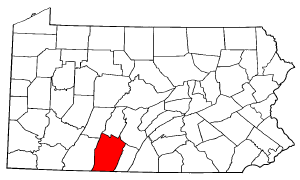 Image:Map of Pennsylvania highlighting Bedford County.png