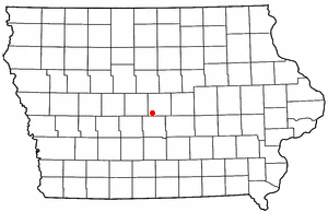 Location of Huxley, Iowa