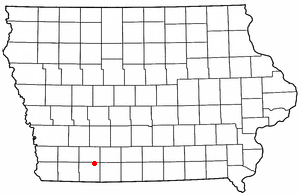 Location of Lenox, Iowa