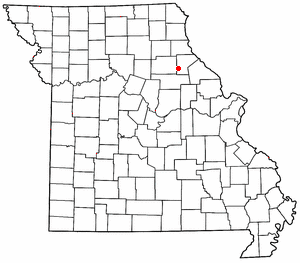 Location of Perry, Missouri