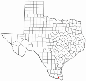 Location of Santa Rosa, Texas