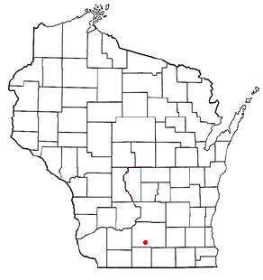 Location of Montrose, Wisconsin