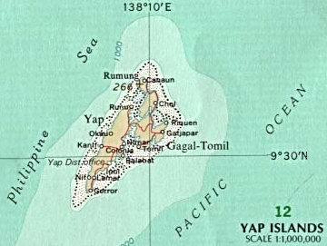 Map of Yap