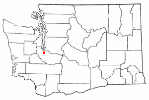 Location of Parkland, Washington