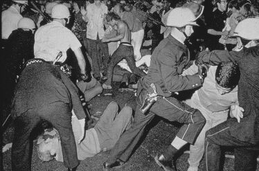Rioting at the Democratic Convention in Chicago, 1968