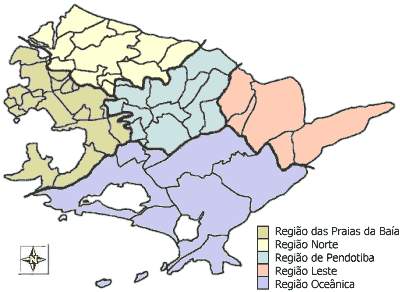 The Administrative Regions of Niteri