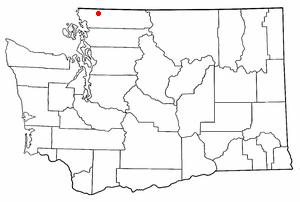 Location of Peaceful Valley, Washington