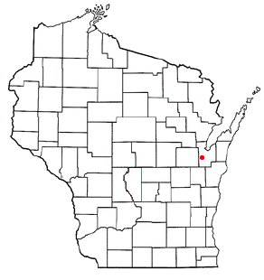 Location of Lawrence, Wisconsin