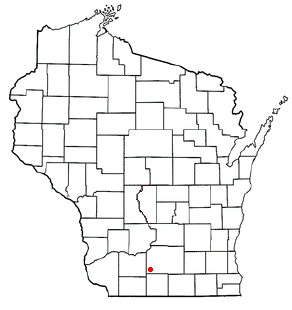 Location of Perry, Wisconsin