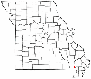 Location of Qulin, Missouri