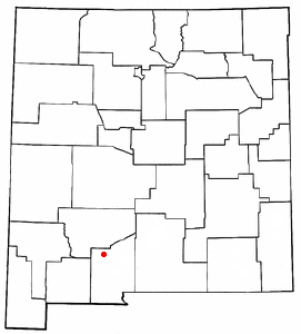 Location of Rincon, New Mexico