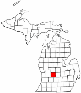 Image:Map of Michigan highlighting Ionia County.png