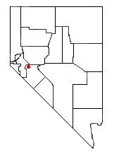 Location of Schurz, Nevada
