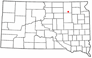 Location of Stratford, South Dakota