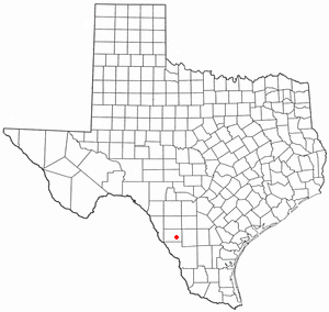 Location of Catarina, Texas