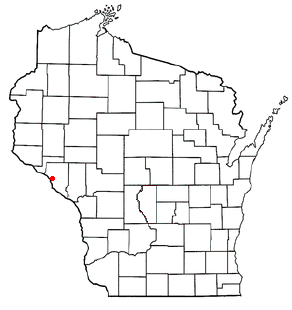 Location of Alma, Wisconsin