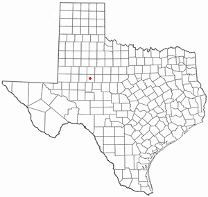 Location of Big Spring, Texas