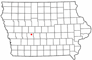 Location of Yale, Iowa