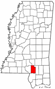 Image:Map of Mississippi highlighting Lamar County.png