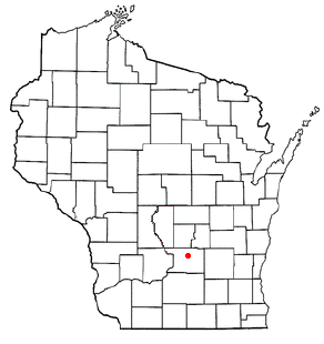 Location of Pardeeville, Wisconsin