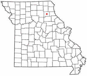 Location of Shelbyville, Missouri