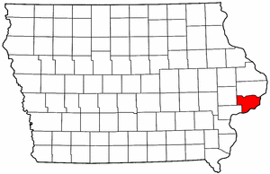 Image:Map of Iowa highlighting Scott County.png