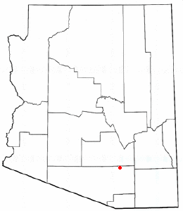 Location of Catalina, Arizona