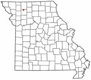 Location of Coffey, Missouri