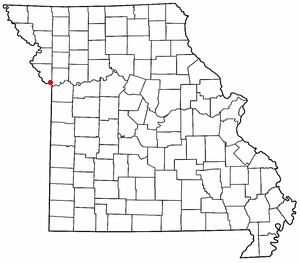 Location of Northmoor, Missouri