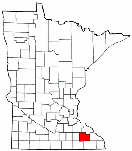 Image:Map of Minnesota highlighting Olmsted County.png