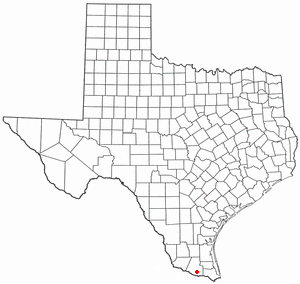 Location of Alamo, Texas