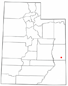 Location of Castle Valley, Utah
