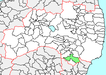 Hanawa city boundary