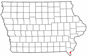 Location of Montrose, Iowa